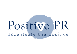 Positive PR - accentuate the positive logo